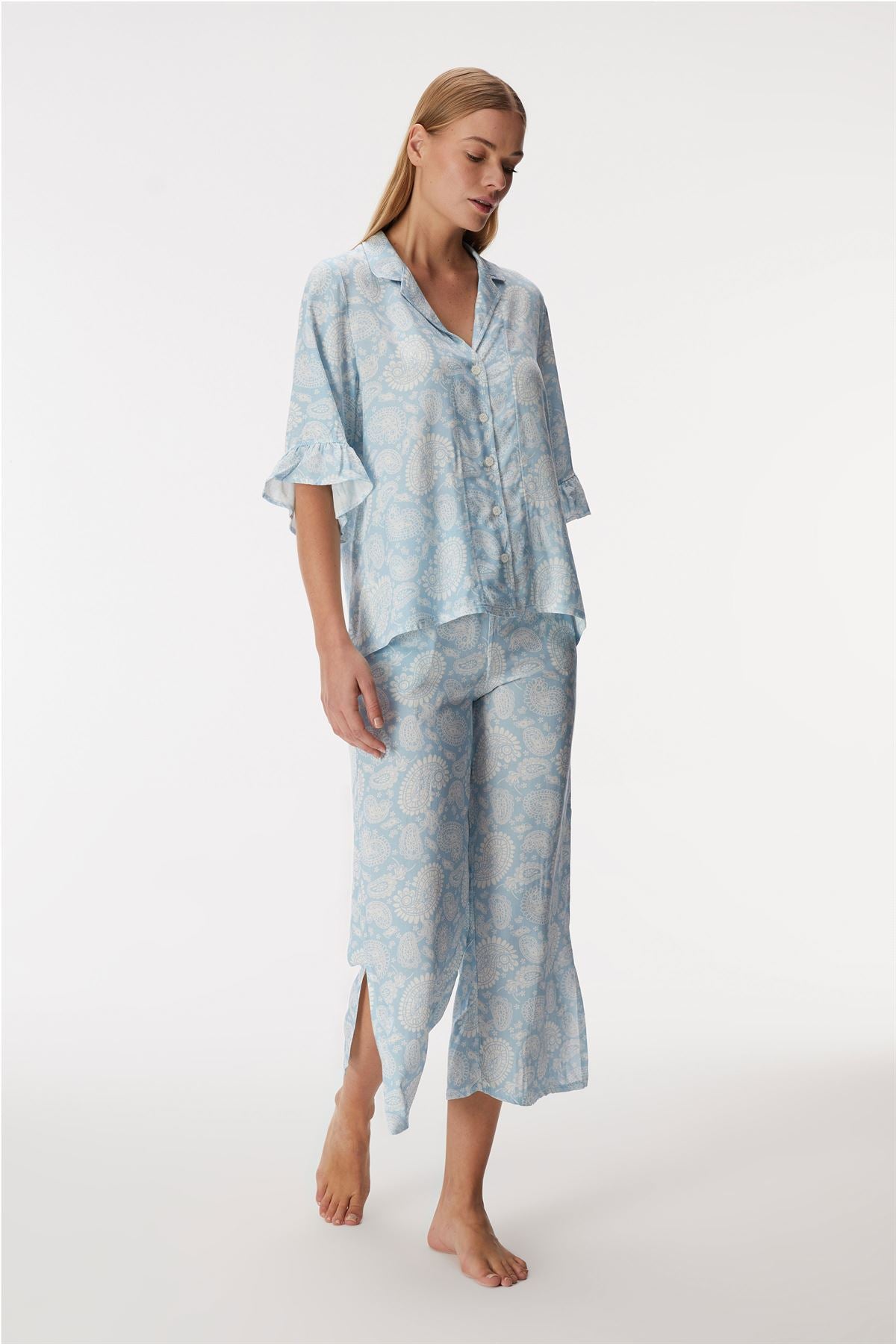 Glory 11353 Women's Short Sleeve Shirt & Pants Set