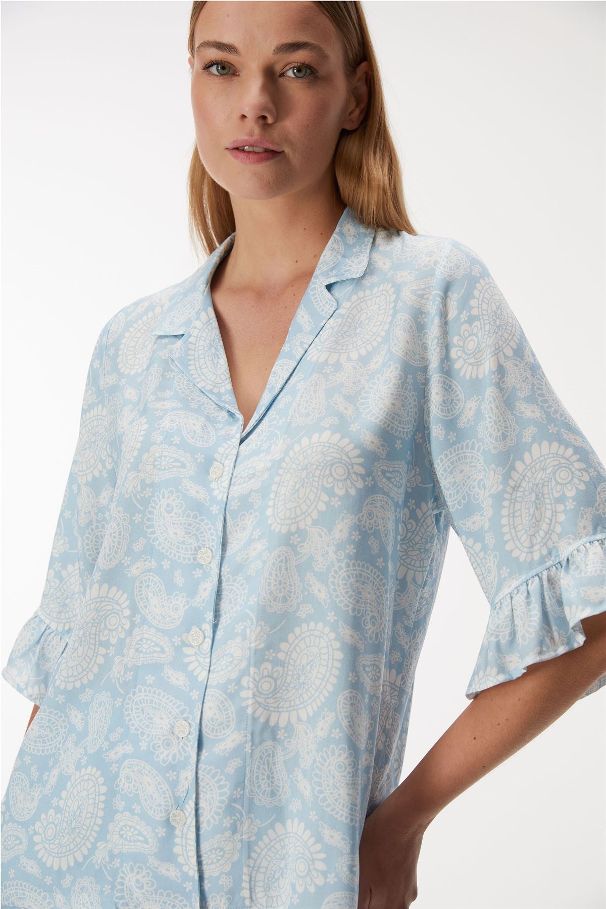 Glory 11353 Women's Short Sleeve Shirt & Pants Set