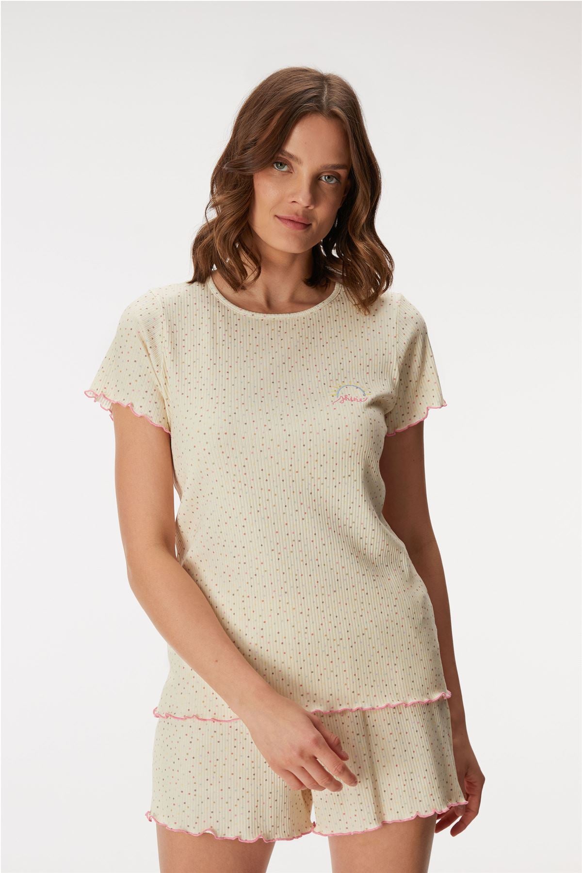 Hazel 11379 Women's T-Shirt & Shorts Set