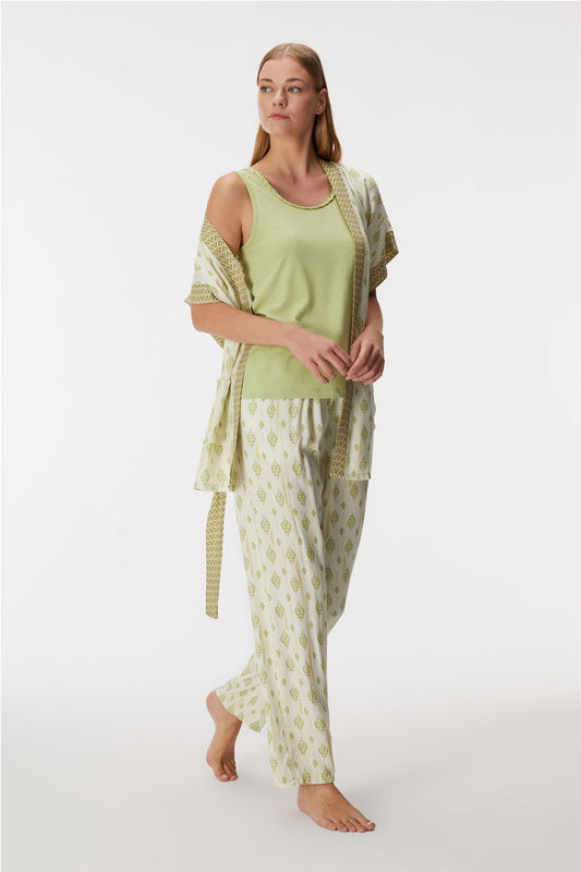 Dahlia 11421 Women's Gown, Camisole & Pants Set