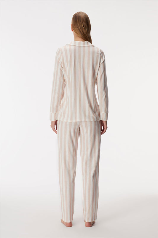 11424 Women's Long Sleeve Shirt & Pants Set