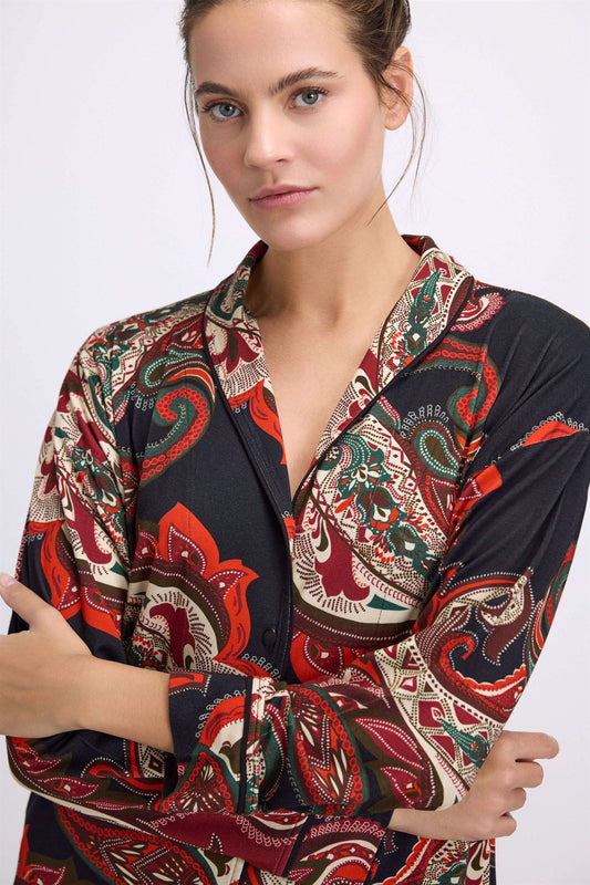 Echium 11545 Women's Long Sleeve Shirt & Pants Set