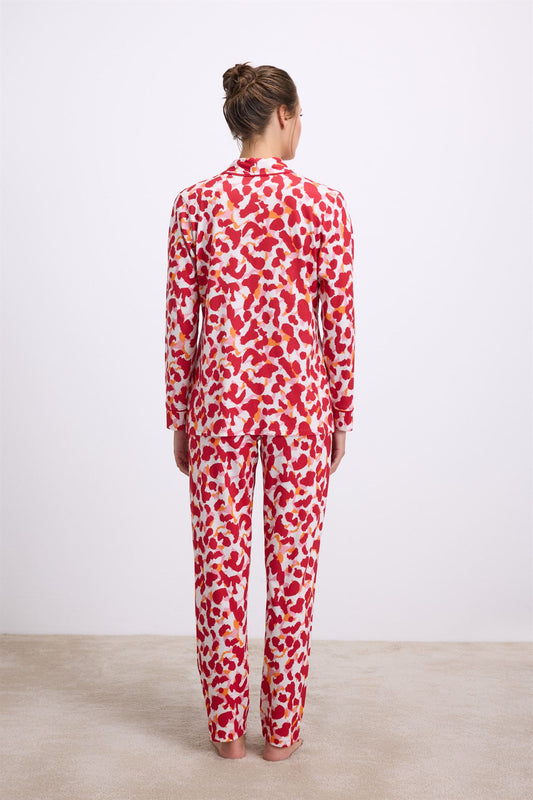 Bellis 11564 Women's Long Sleeve Shirt & Pants Set