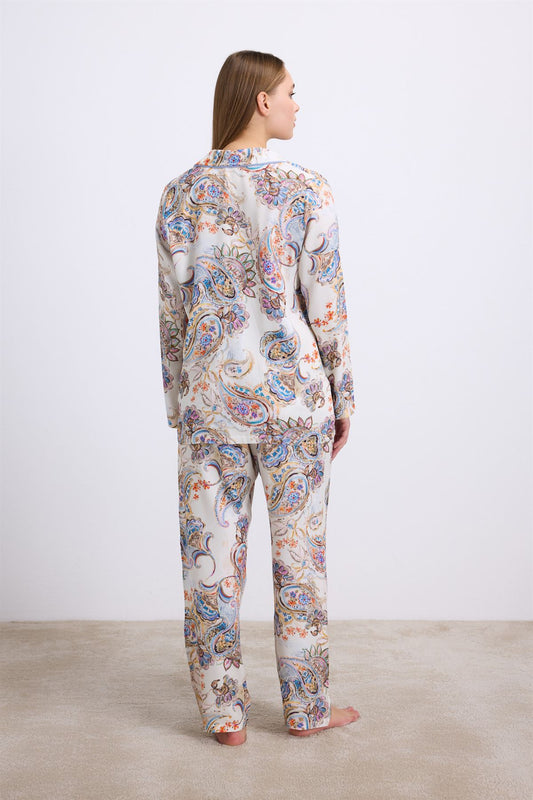 Alyssum 11571 Women's Long Sleeve Shirt & Pants Set