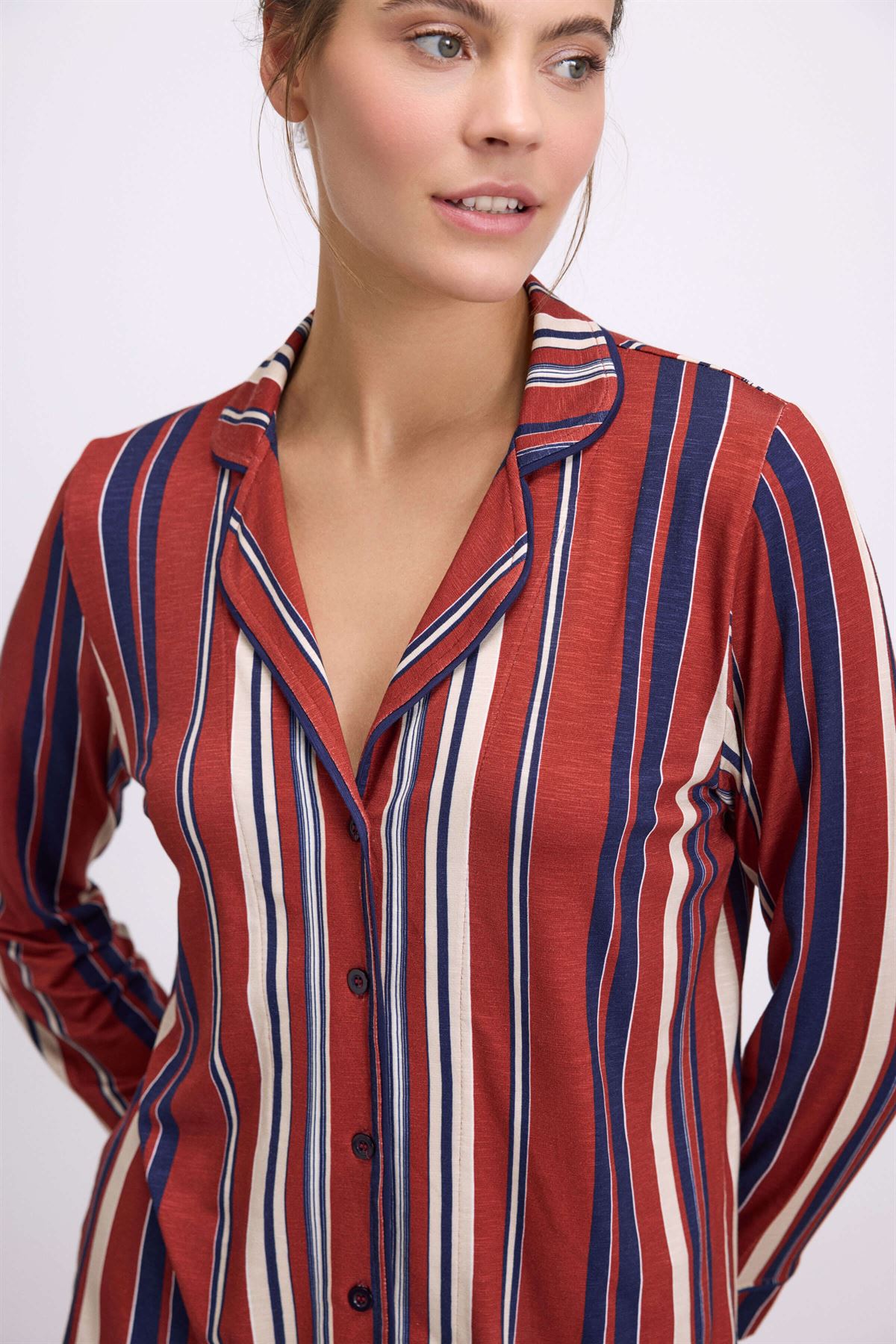 Helenium 11578 Women's Long Sleeve Shirt & Pants Set