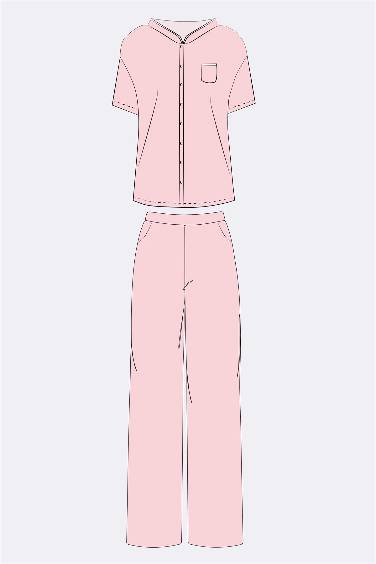 Yucca 11622 Women's Long Sleeve Shirt & Pants Set