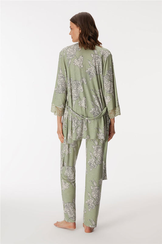 Daylily 11402 Women's Gown, Camisole & Pants Set