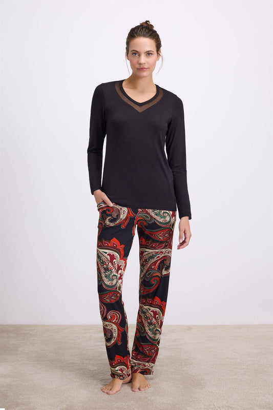 Echium 11544 Women's Longsleeve T-Shirt & Pants Set