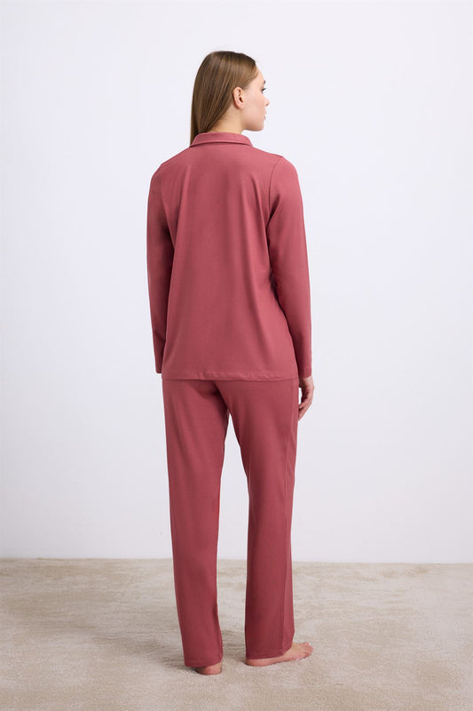 Dandelion 11556 Women's Long Sleeve Shirt & Pants Set
