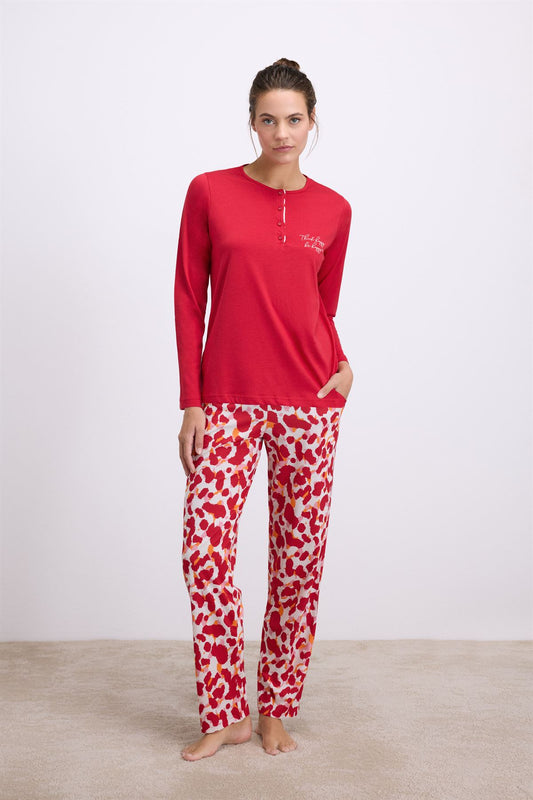 Bellis 11562 Women's Longsleeve T-Shirt & Pants Set