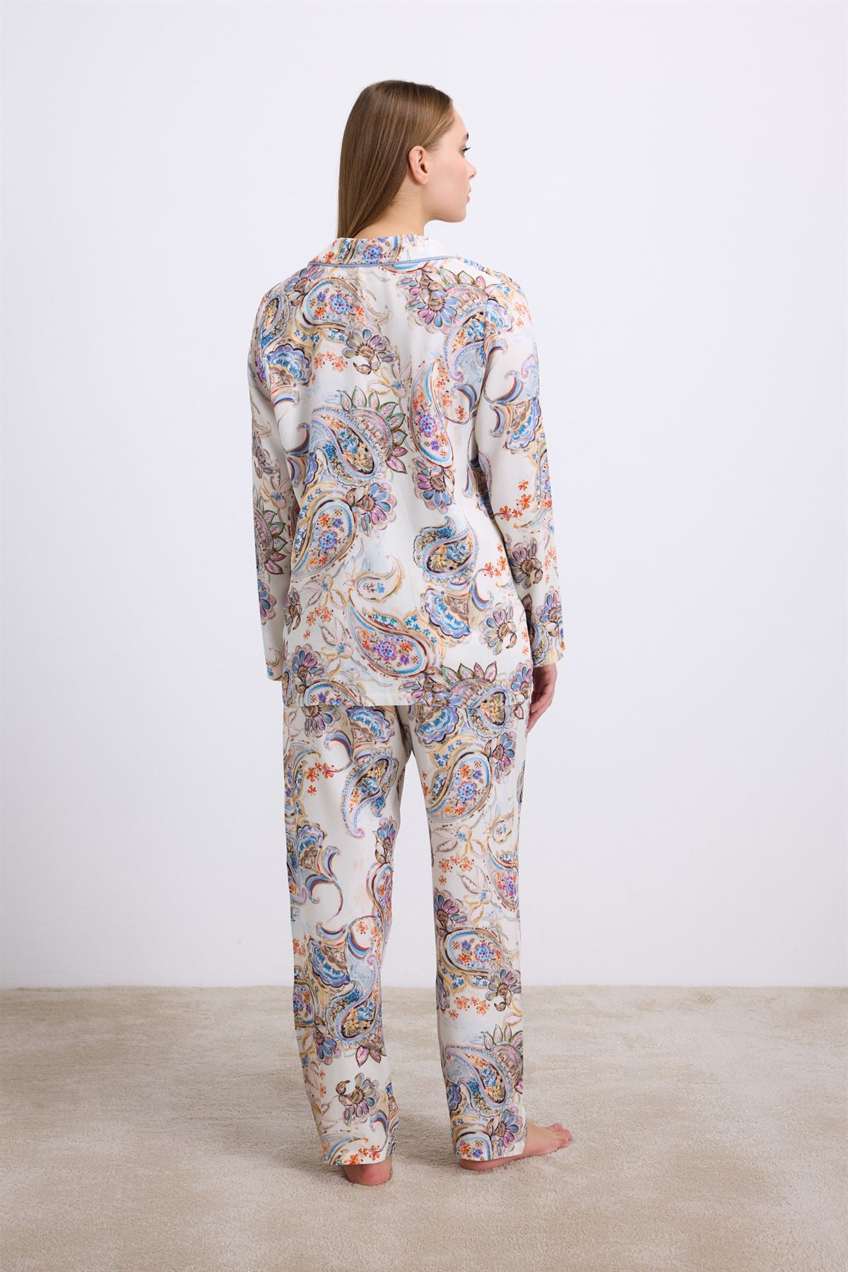 Alyssum 11571 Women's Long Sleeve Shirt & Pants Set