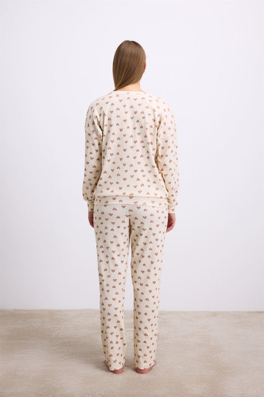 Jasminium 11586 Women's Longsleeve T-Shirt & Pants Set