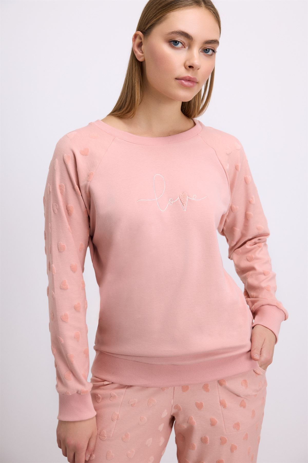 Jasminium 11587 Women's Longsleeve T-Shirt & Pants Set