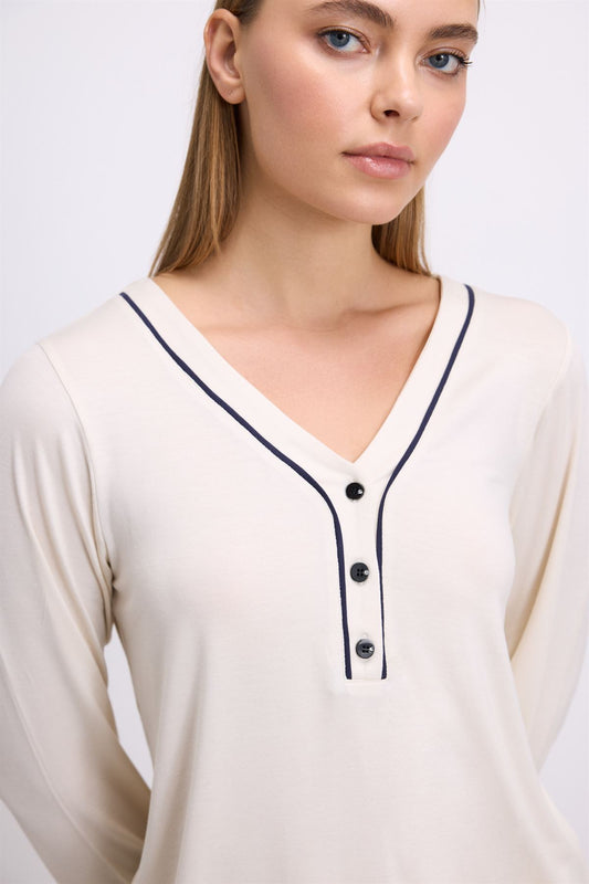 Oleander 11613 Women's Longsleeve T-Shirt & Pants Set