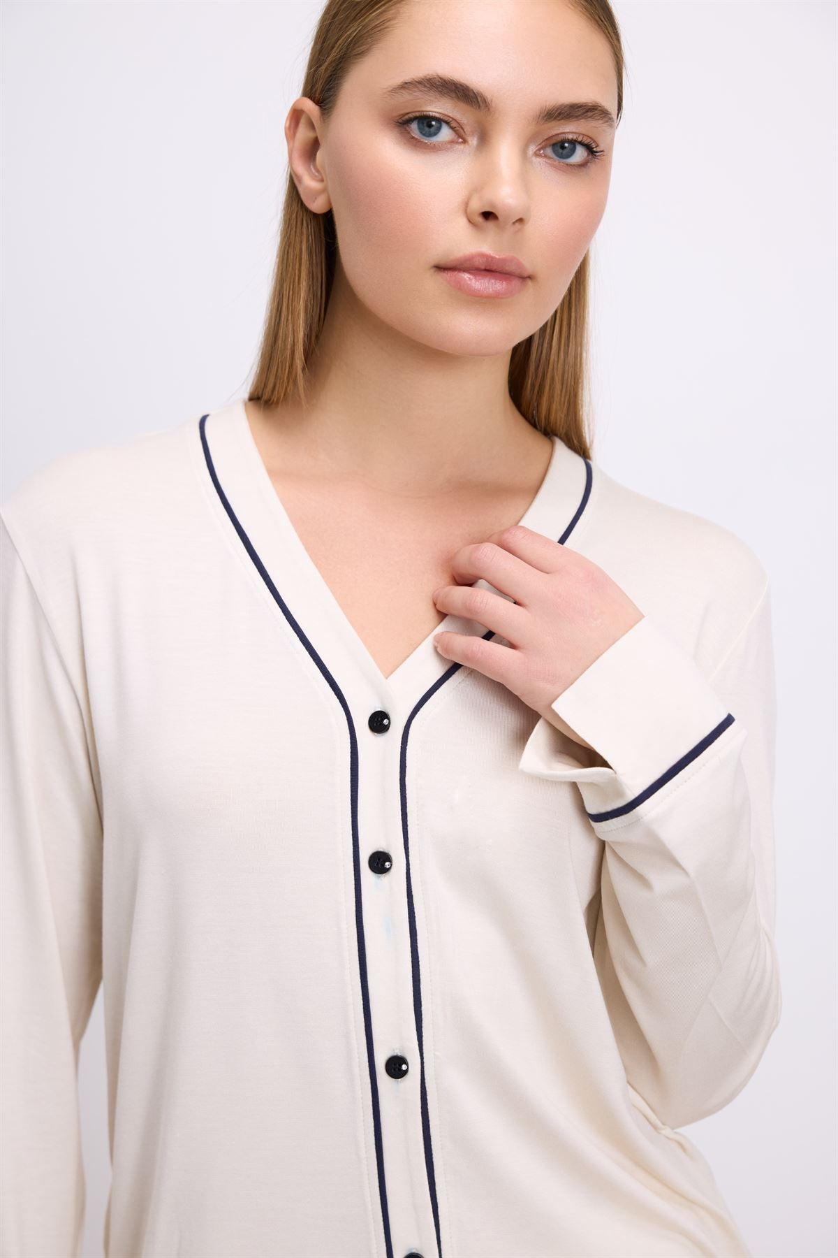 Oleander 11614 Women's Long Sleeve Shirt & Pants Set