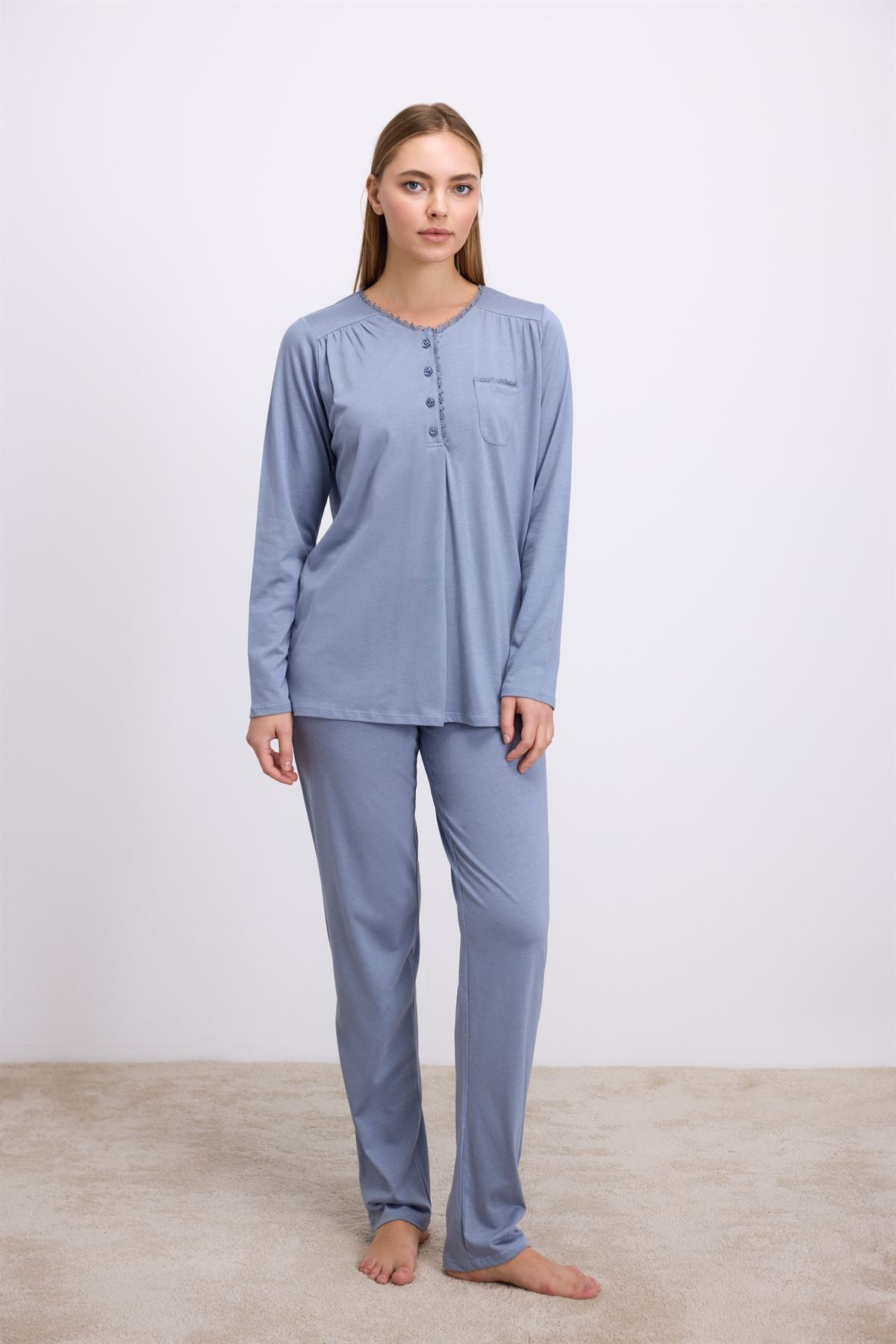 Valerian 11618 Women's Longsleeve T-Shirt & Pants Set