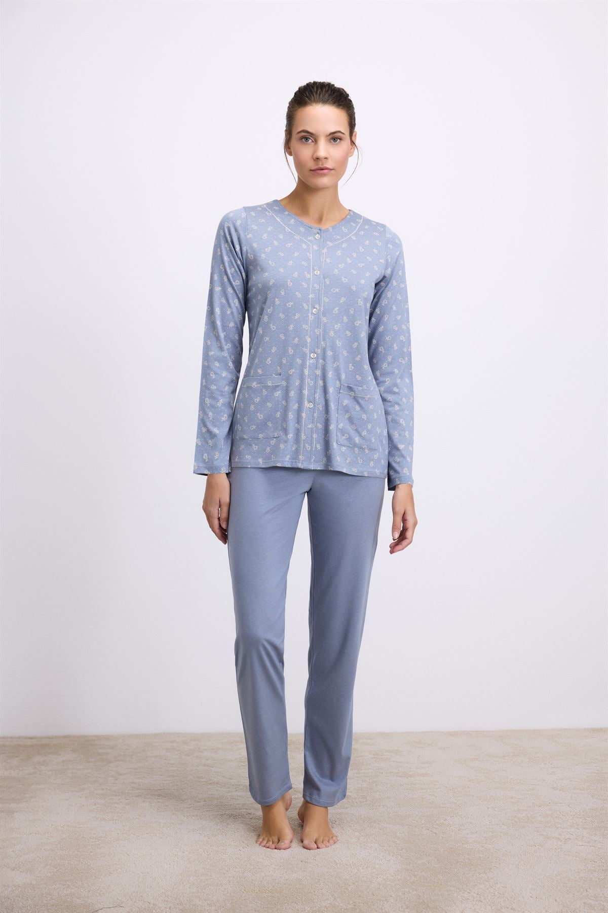 Salvia 11620 Women's Long Sleeve Shirt & Pants Set