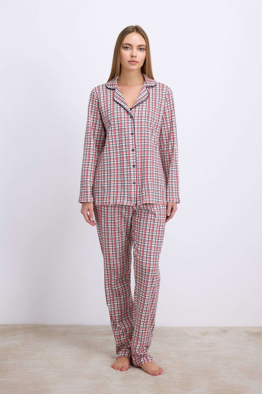 Felicia 11627 Women's Long Sleeve Shirt & Pants Set