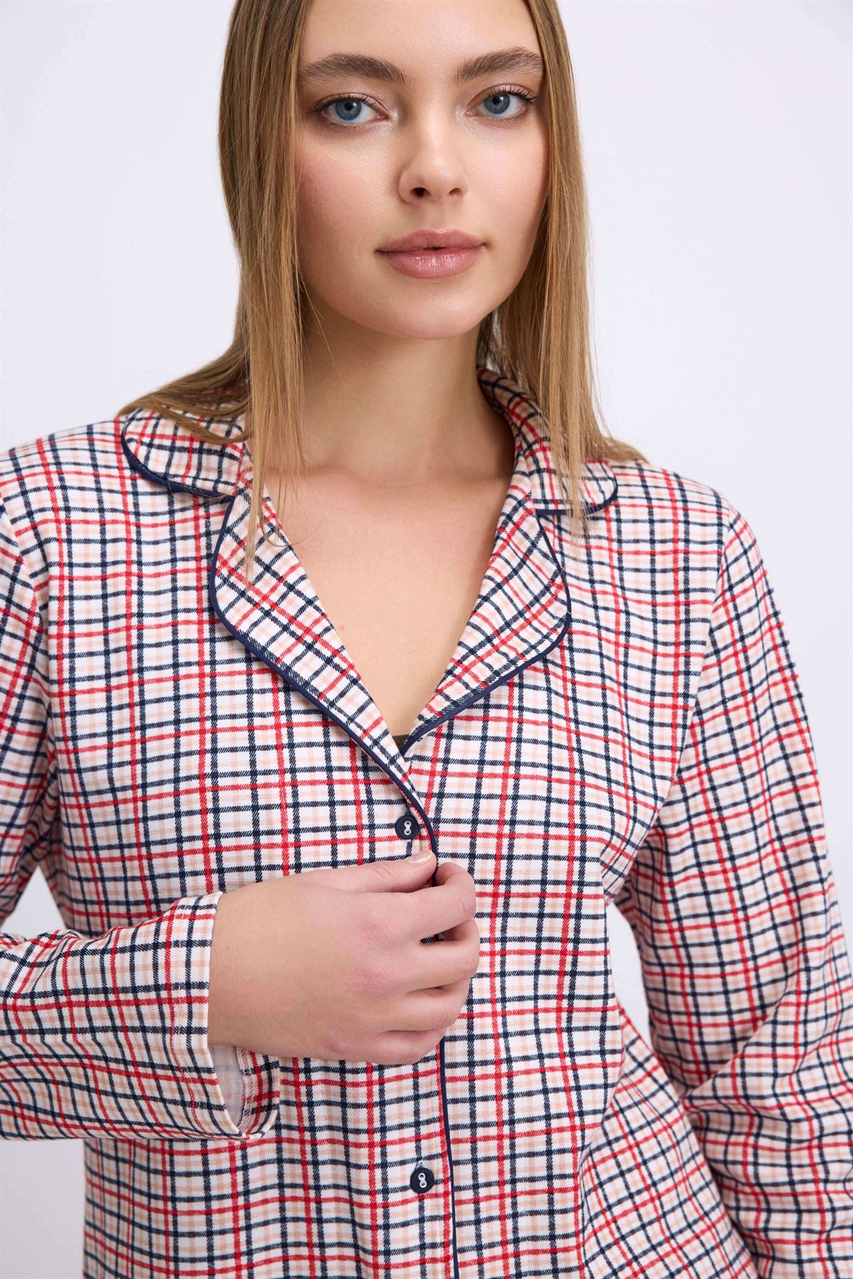 Felicia 11627 Women's Long Sleeve Shirt & Pants Set