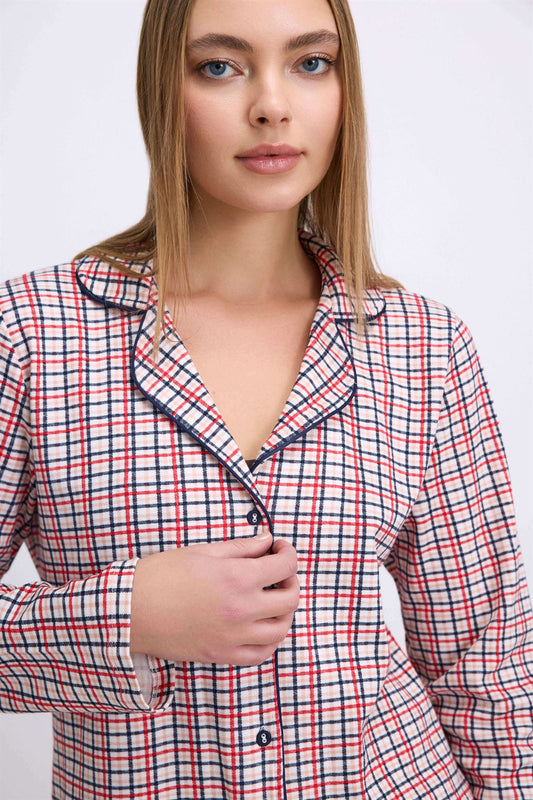 Felicia 11627 Women's Long Sleeve Shirt & Pants Set